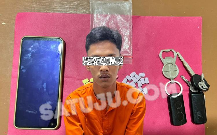 Pengembangan Kasus Ekstasi, Polsek Mandau Ringkus Pemuda dengan 42 Butir Pil